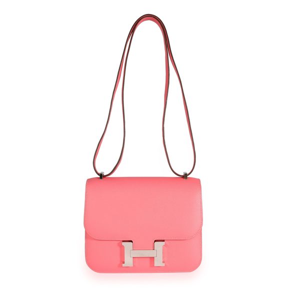 Hermès Rose Azalee Evercolor Constance 18 PHW - Picture 1 of 8